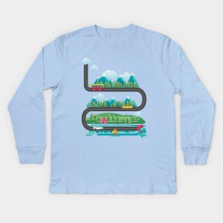 Road Trip Kids Long Sleeve T-Shirt